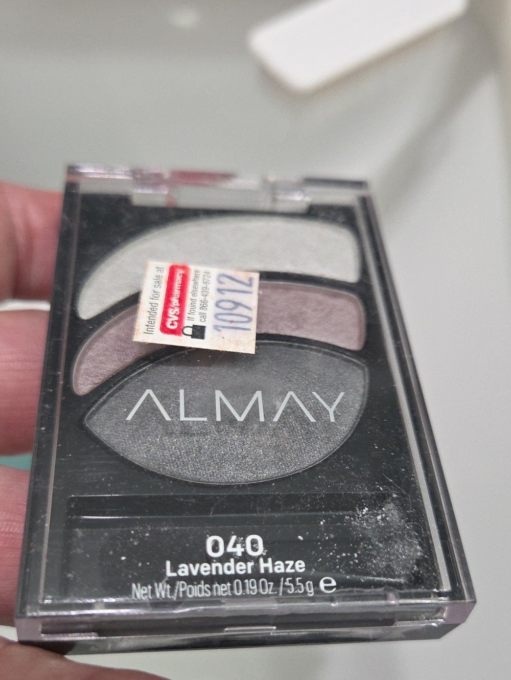 Almay Lavender Haze Eyeshadow Trio - Lavender, Silver, Gray